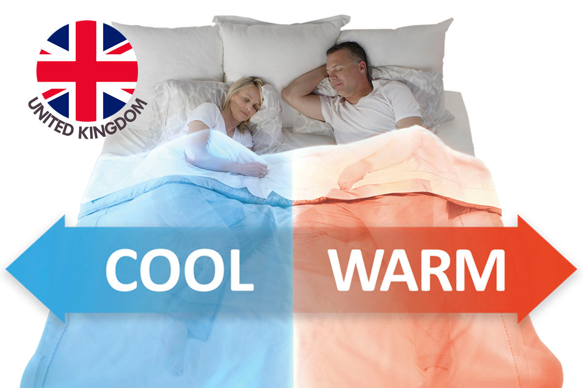 UK Plug 220V-240V International BedJet Dual Zone System for Couples