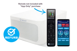 certified refurbished BedJet 3 with remote and app control; remote not included with "app only" purchase