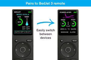 PowerLayer pairs to BedJet 3 remotes and easily switches between devices